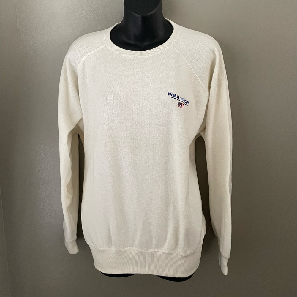 Ralph Lauren Ivory Sweater Sweatshirt